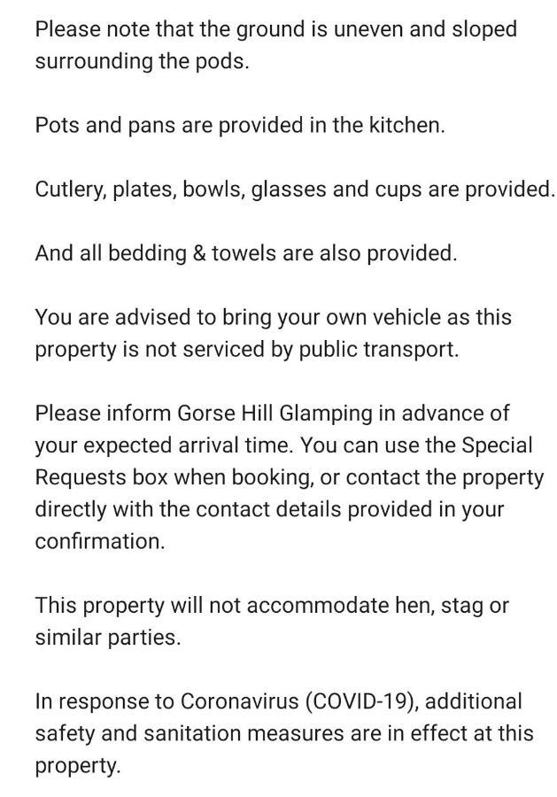 Gorse Hill Glamping Ξενοδοχείο Νιούκασλ Εξωτερικό φωτογραφία